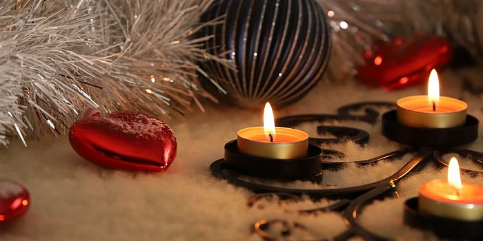 Handgjord & handmålad doftljus