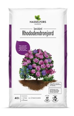 Zoom bild av Rhododendrojord
